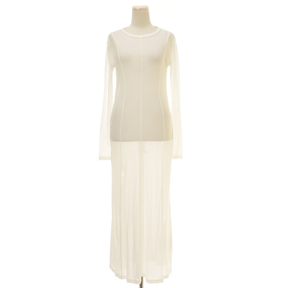 yo BIOTOP EEE-04050 Cotton sheer long dress