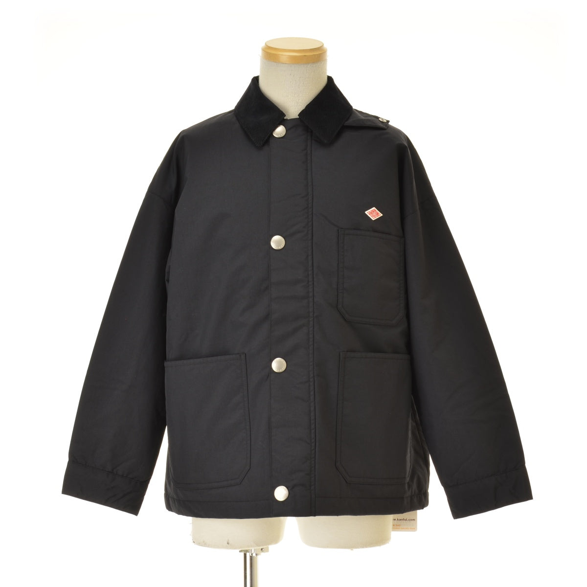 DANTON DT-A0808 STV Nylon Taffeta Work Jacket 中綿ナイロン カバーオールジャケット