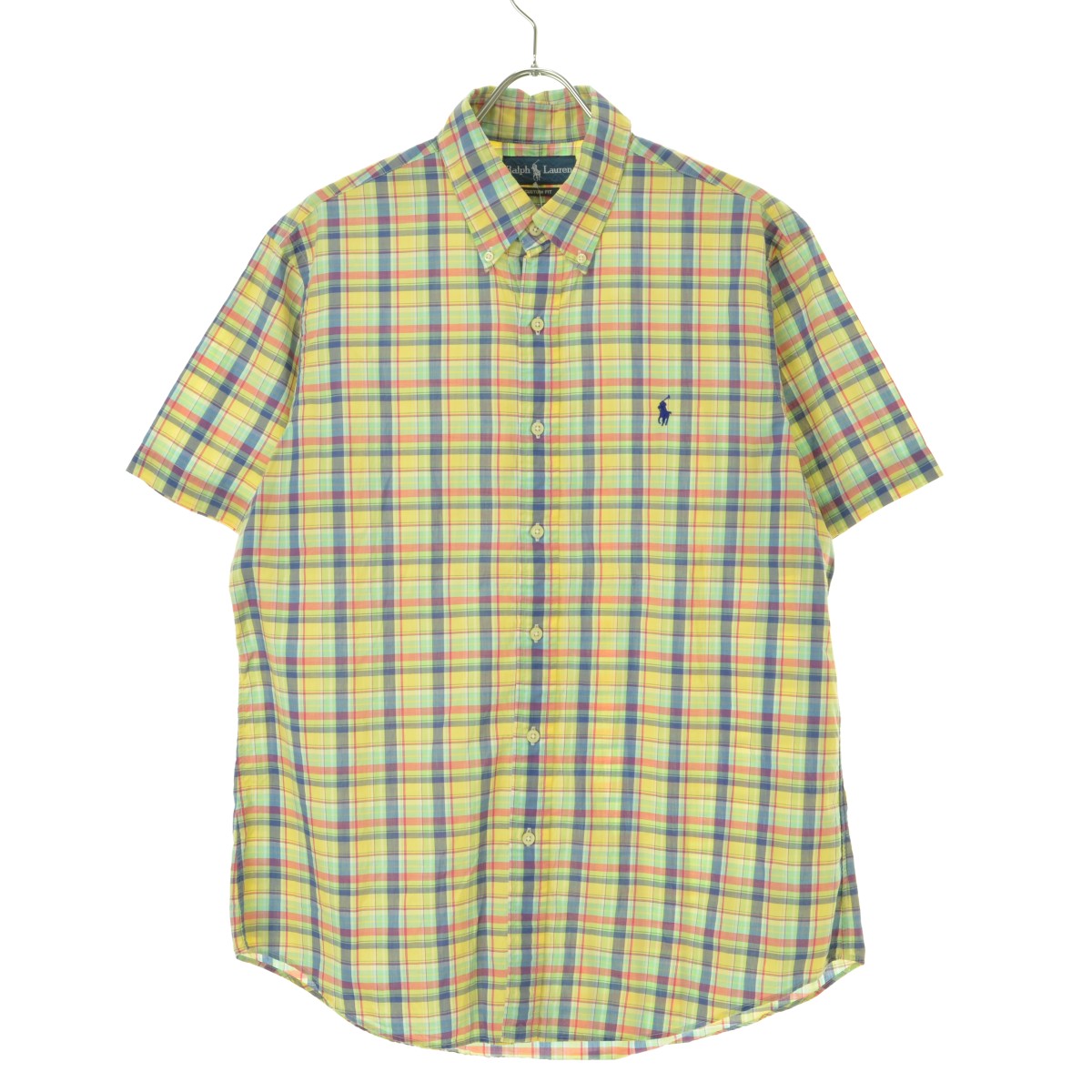 RALPH LAUREN CUSTOM FIT マドラスチェックボタンダウン