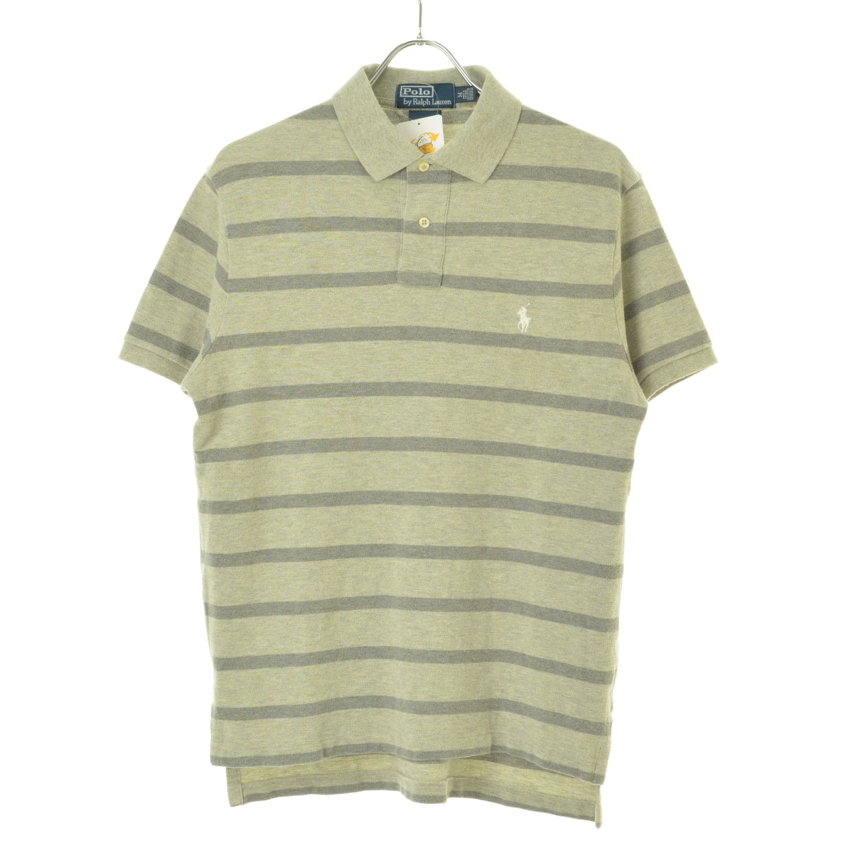 POLO RALPH LAUREN CUSTOM FIT ボーダー柄鹿の子ワンポイント