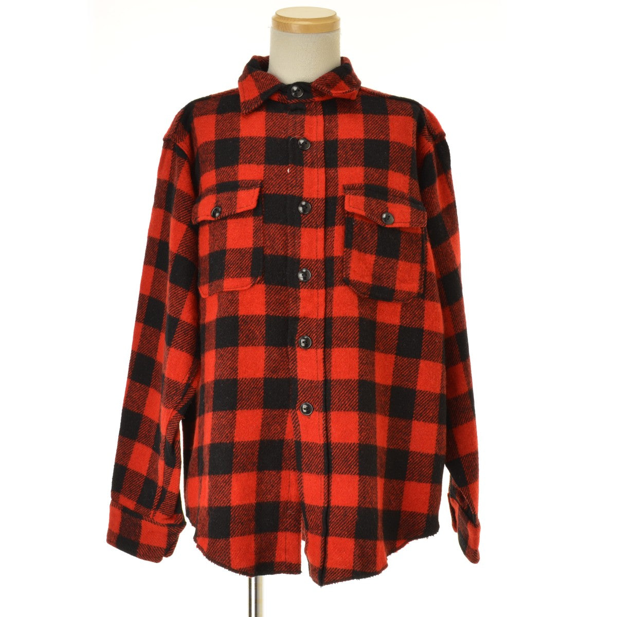 TRAVERSE BAY WOOLEN CO. 60s バッファローチェックウール