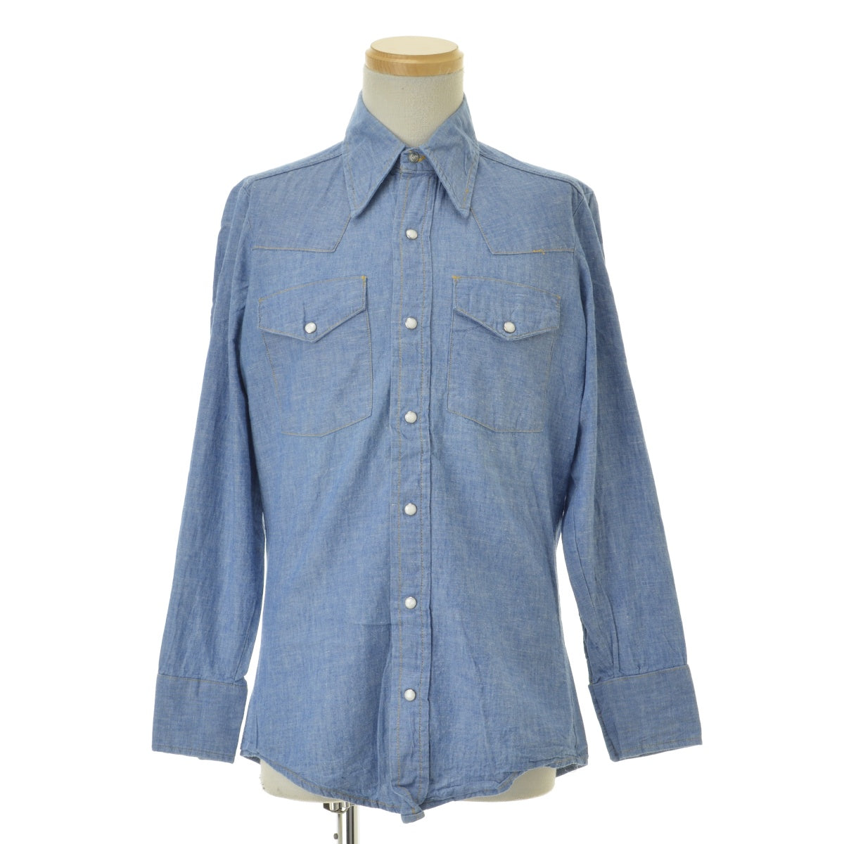 VINTAGE 70s シャンブレーウエスタン