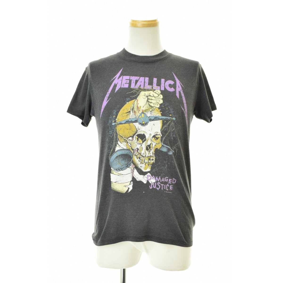 VINTAGE 80s METALLICA DAMAGED JUSTICE