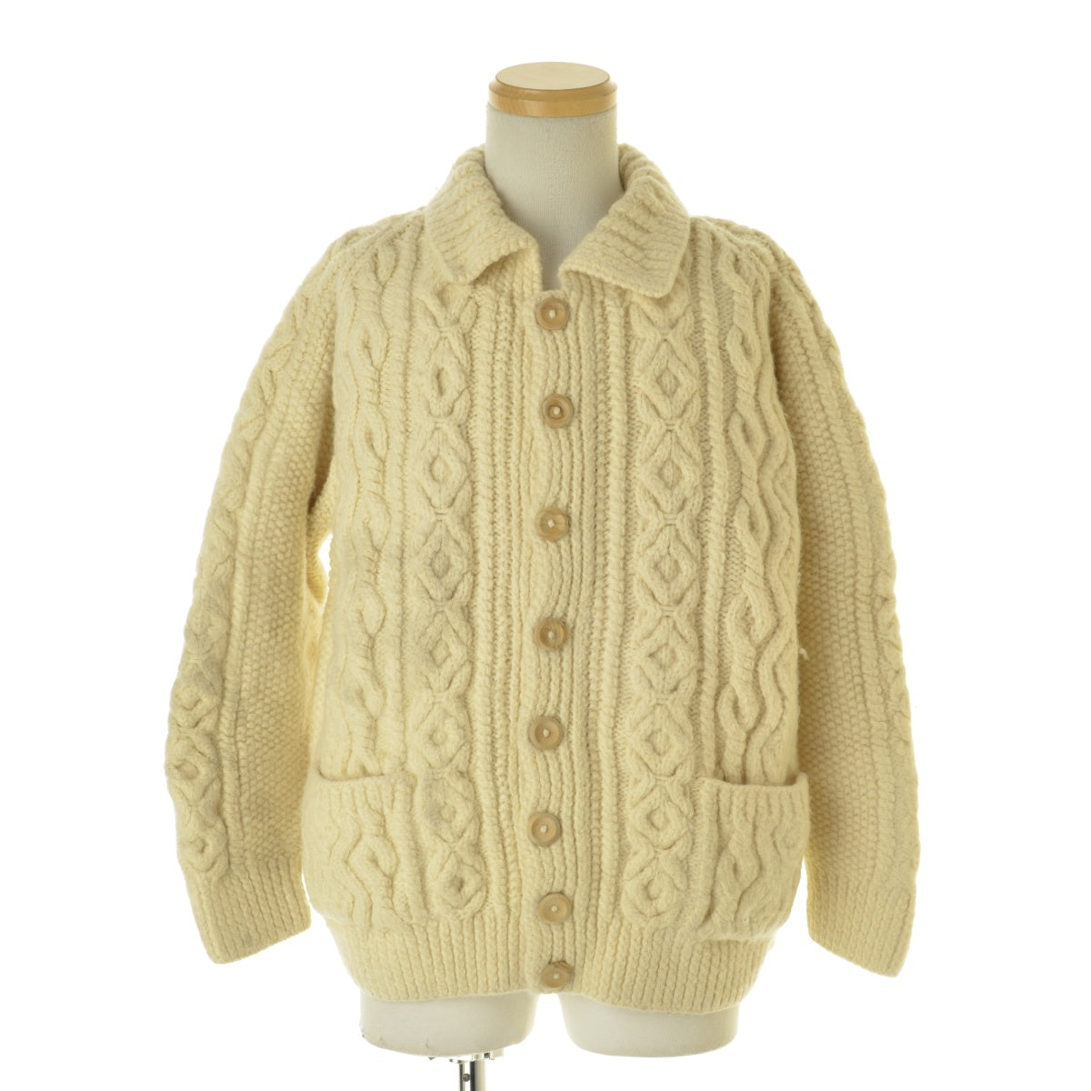 STRATHTAY 3A LUMBER CARDIGAN ランバー ハンドニット