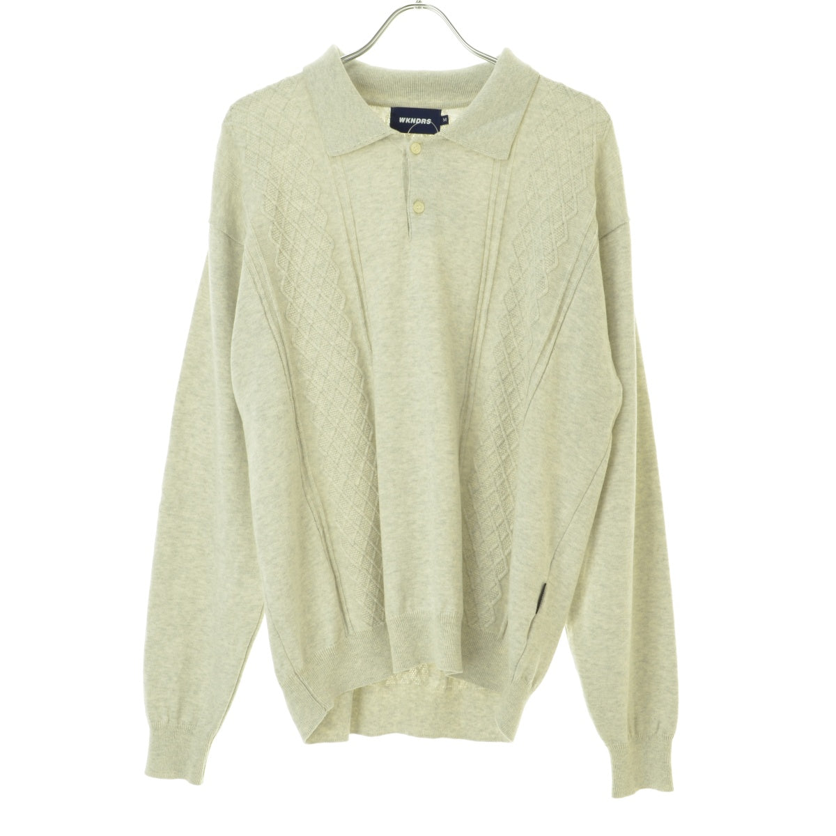 WKNDRS KNITTED DIAMOND POLO ニット ダイアモンド ポロ