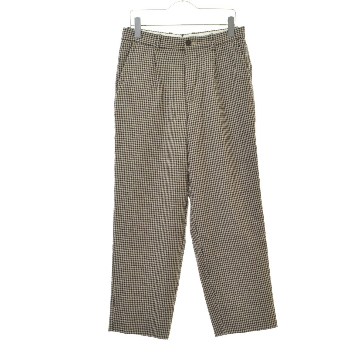 Steven alan 8114-217-0417 GINGHAM CHECK SUPER BAGGY TAPERED PANTS