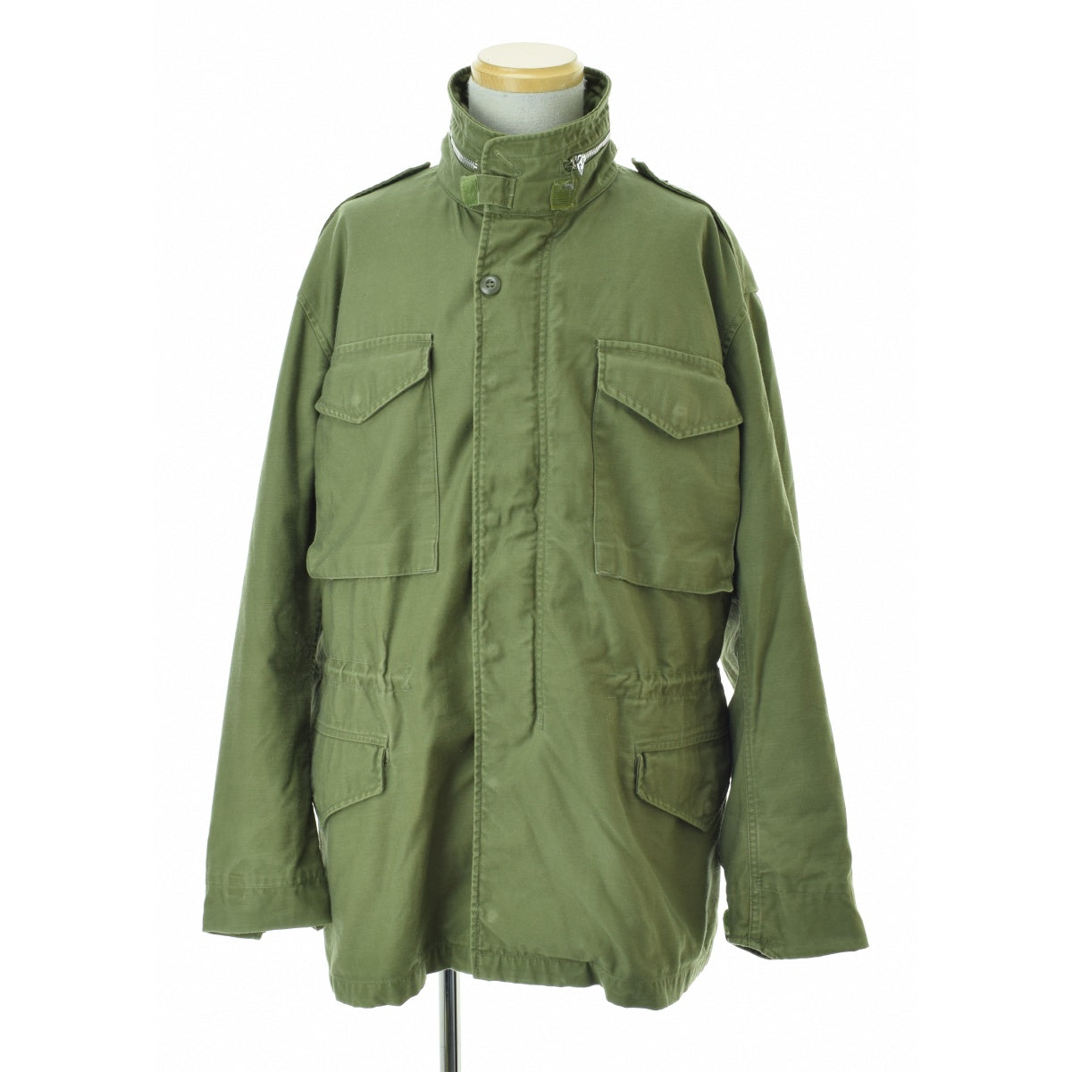 US ARMY 60s M-65 M65 2nd アルミジップ エポレット付