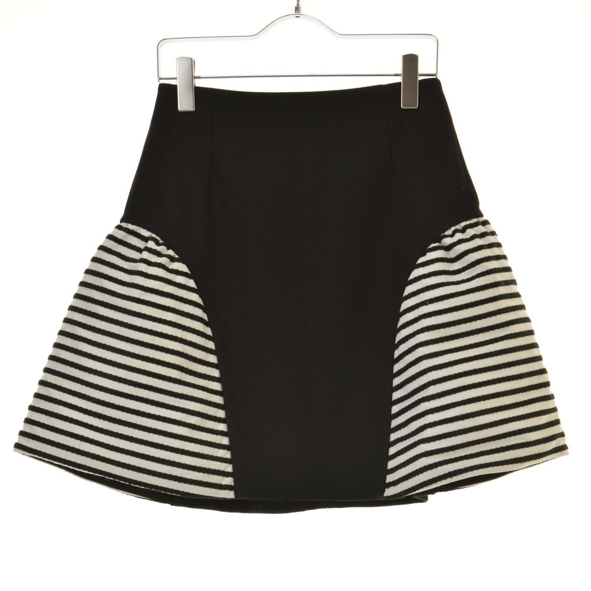 BORDERS at BALCONY 22AW BD2221-3H-40 BORDER WOOL SKIRT ボーダーウール