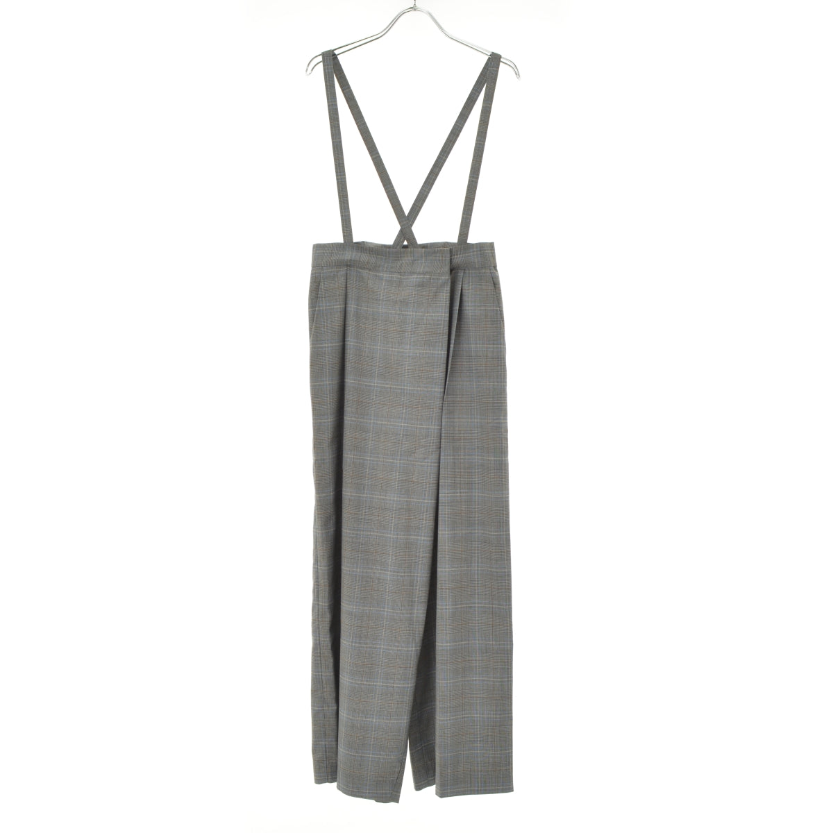LANVIN en Bleu 3386403 ライトウールタックワイド
