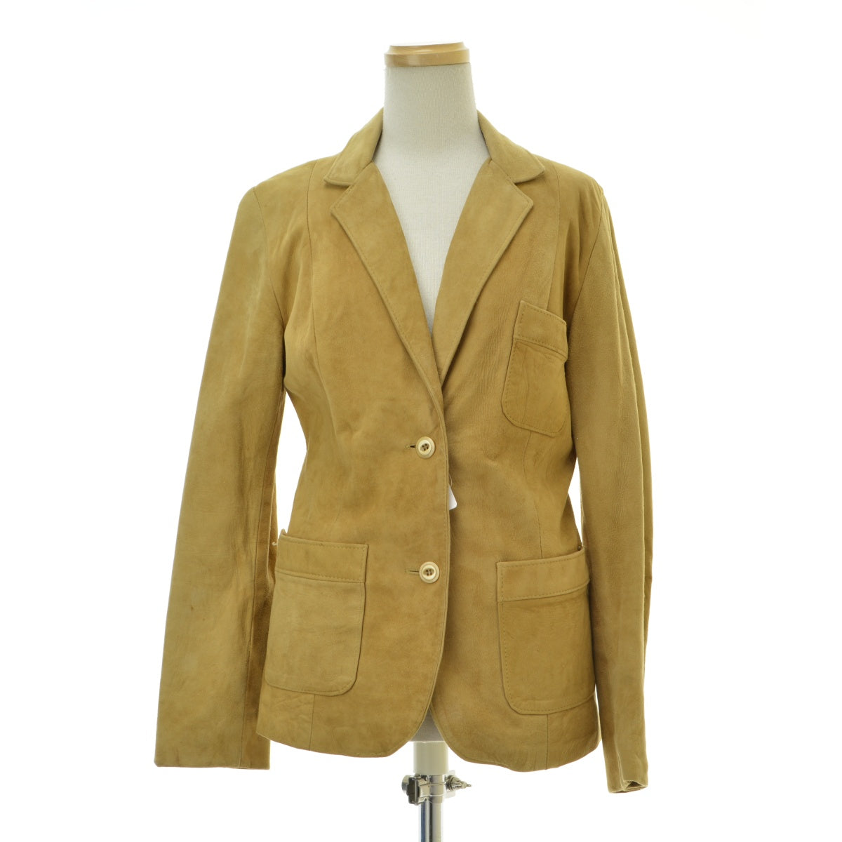 the May Co ヌバックレザー 2釦