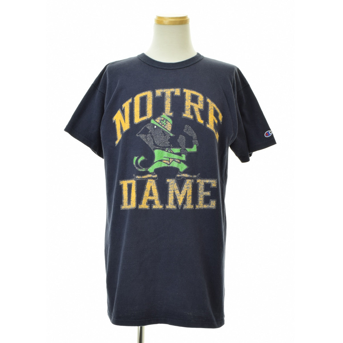 CHAMPION 80s トリコタグ NOTREDAME 3段プリント