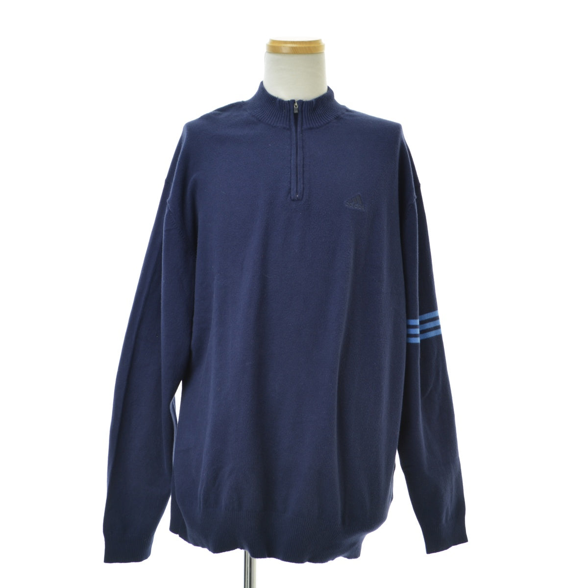 ADIDAS GOLF CLIMALITE STRETCH ハーフジップ プルオーバー
