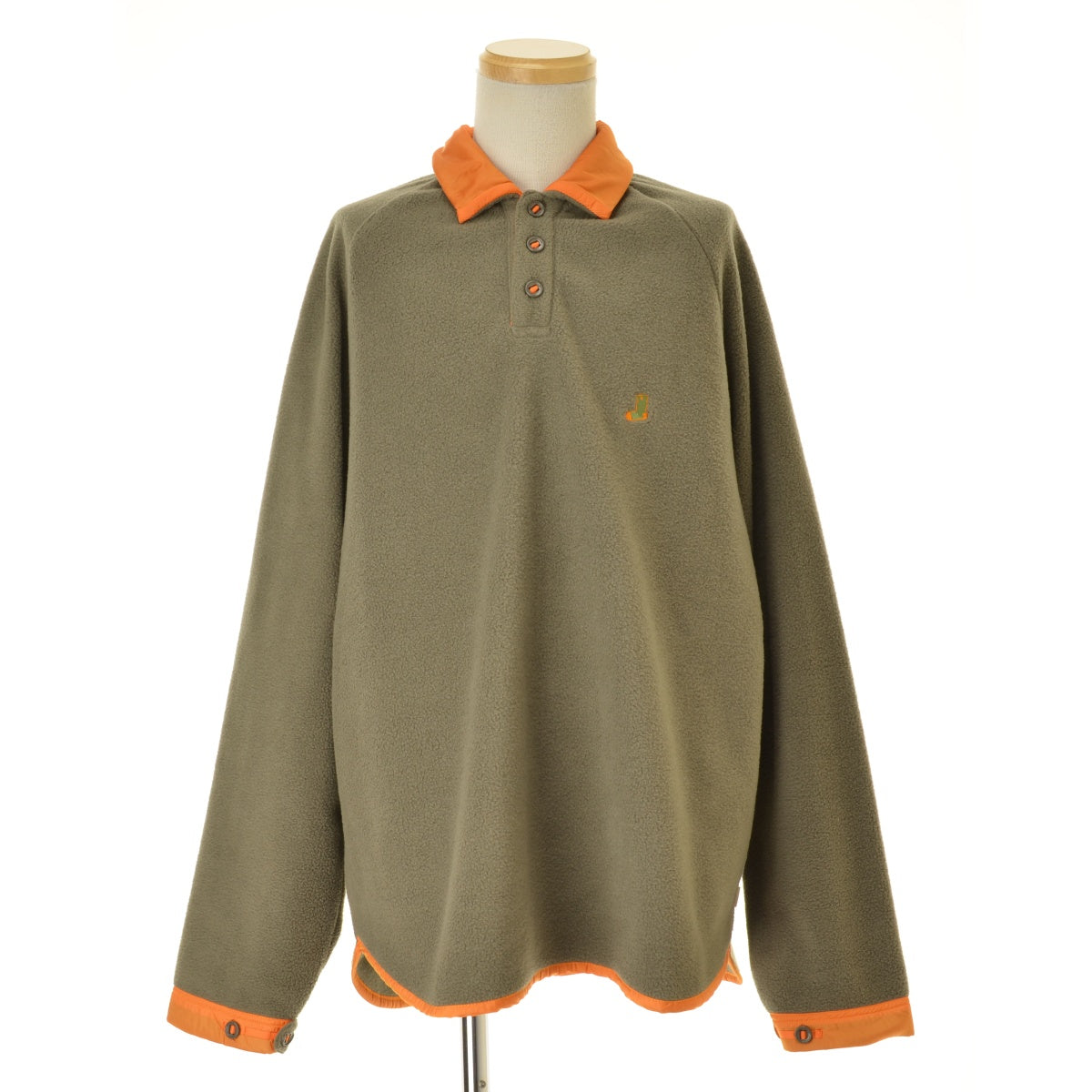 WHIMSY 23AW WMS-23AW2-007 FLEECE RAGLAN POLO フリースラグラン ポロ