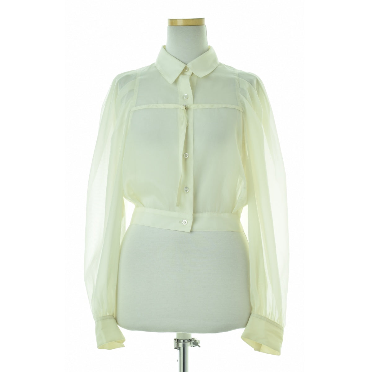 MOUSSY 010HS730-1620 SHEER TUCK SLEEVE シアータックスリーブ