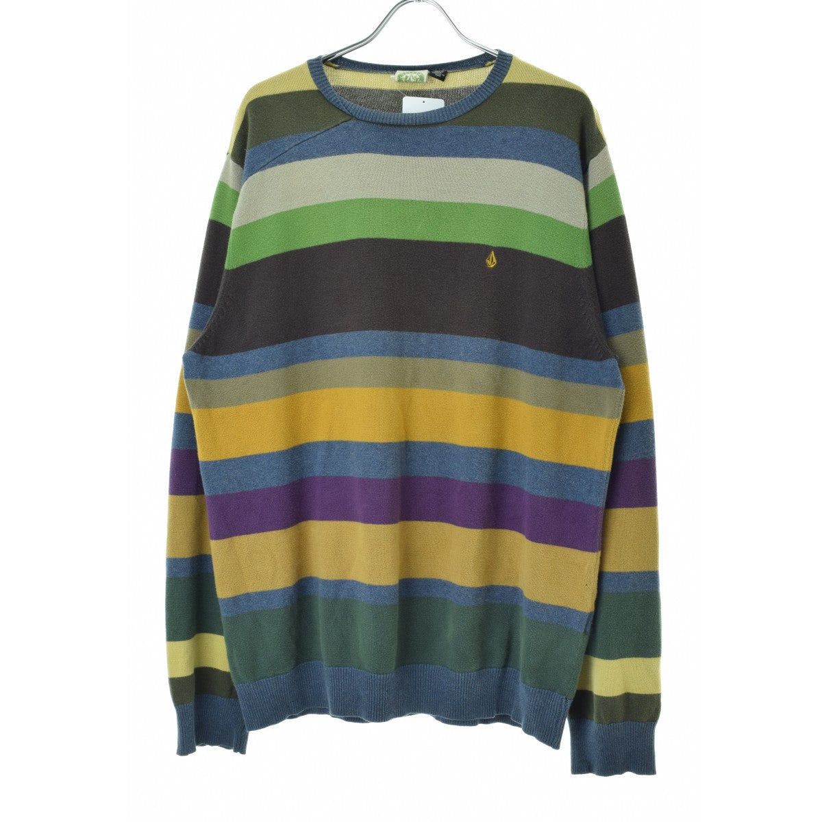 VOLCOM FLAVORS SWEATER マルチボーダー