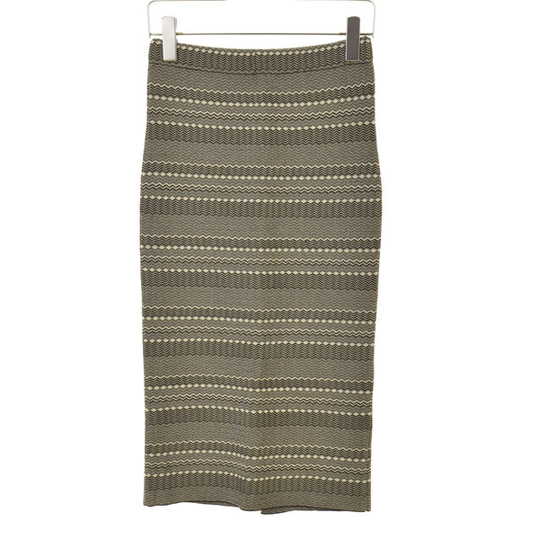 seed 3086033 Knitted Stripe Skirt ニット ボーダー ストライプロング