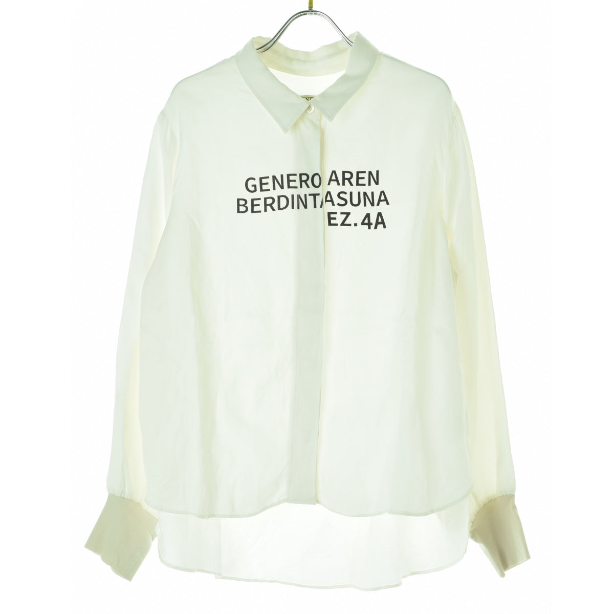 blanc basque BP13-143 メッセージプリント オーバーサイズ