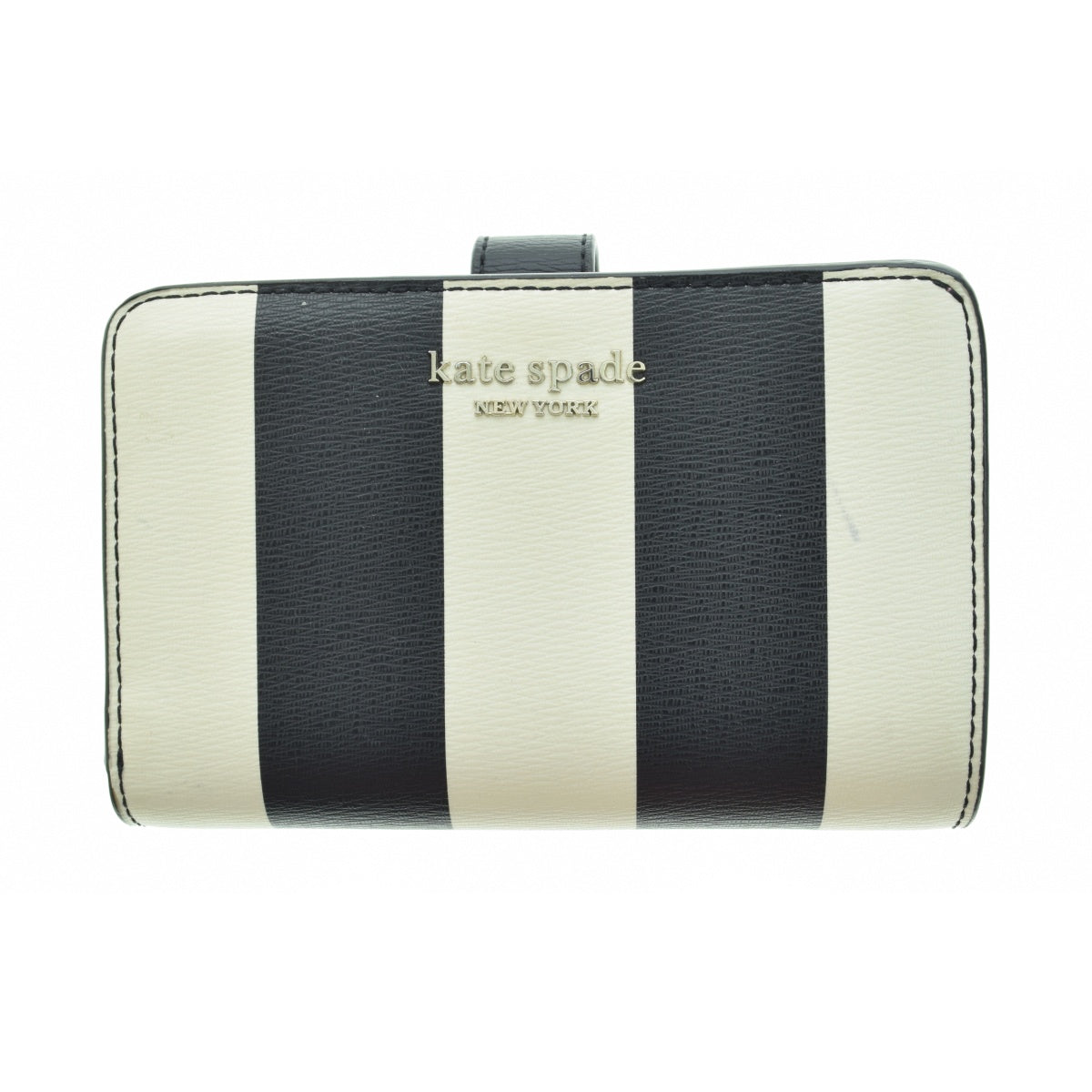 Kate Spade PWRU8086 spencer stripe Compact Wallet 2つ折り コンパクト