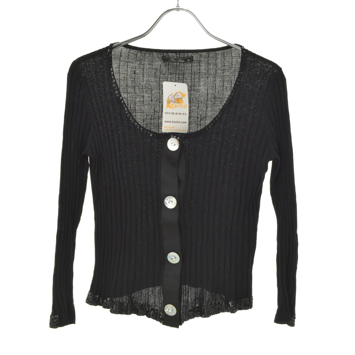flora fonte スパンコールトップス