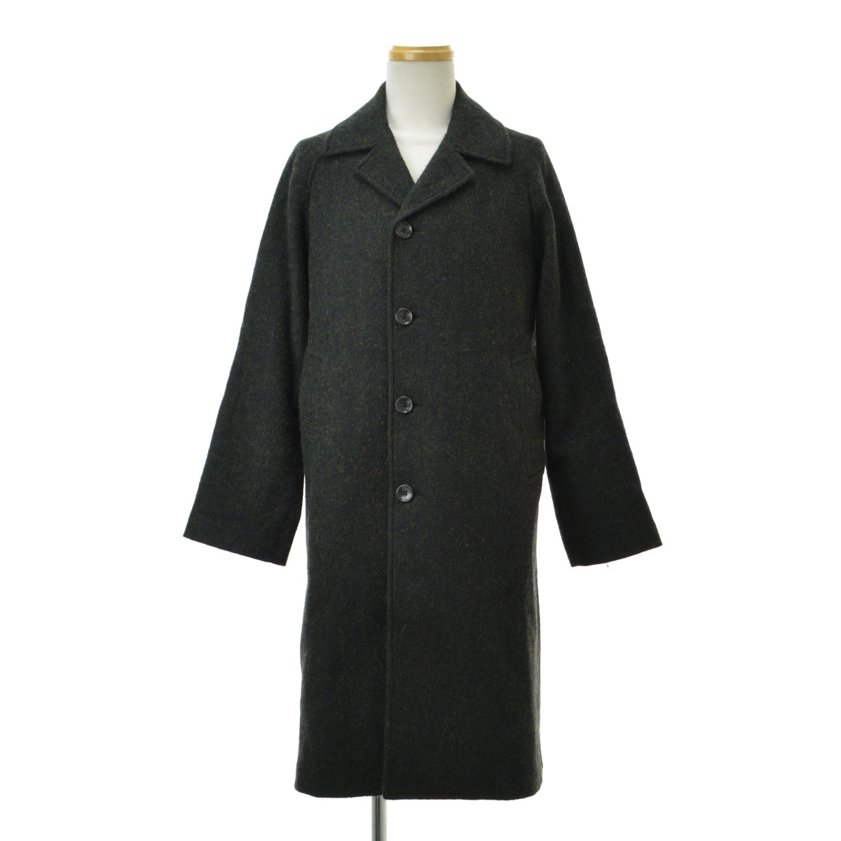 SUIT SELECT SLJ2402 ウールシングルラグランバックベルトコート