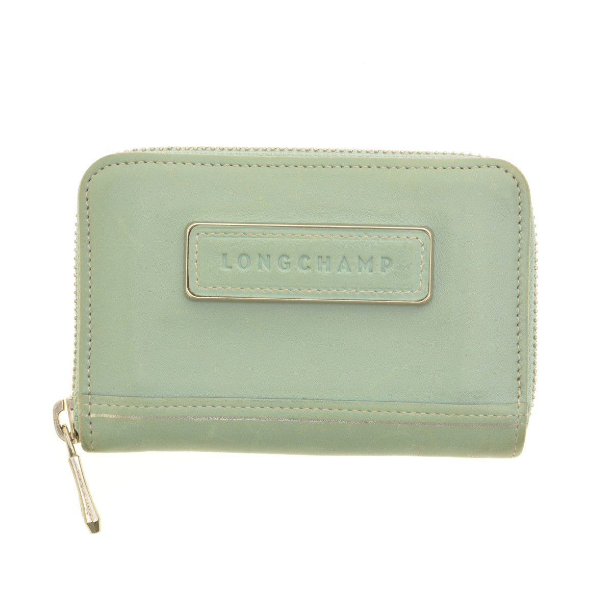 LONGCHAMP ラウンドジップ レザー コイン カード