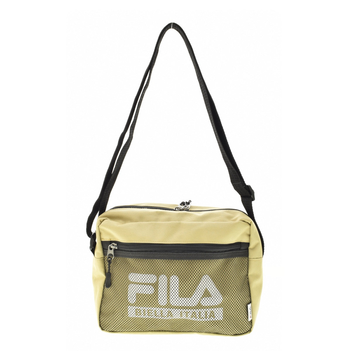 FILA メッシュポケット ロゴ サコッシュ