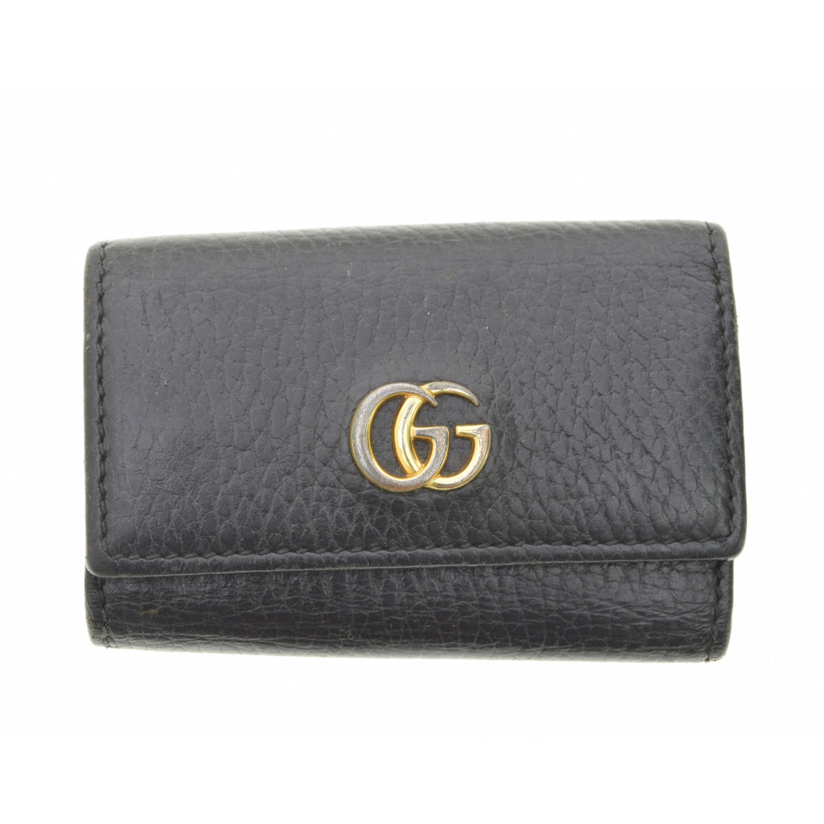 GUCCI 456118 ダブルG GGマーモント レザー 6連