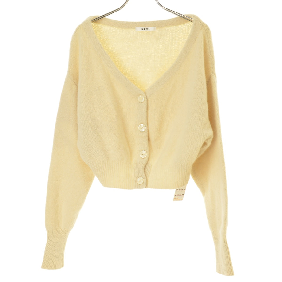 SNIDEL 23AW SWNT234021 ファーライクニットカーデ