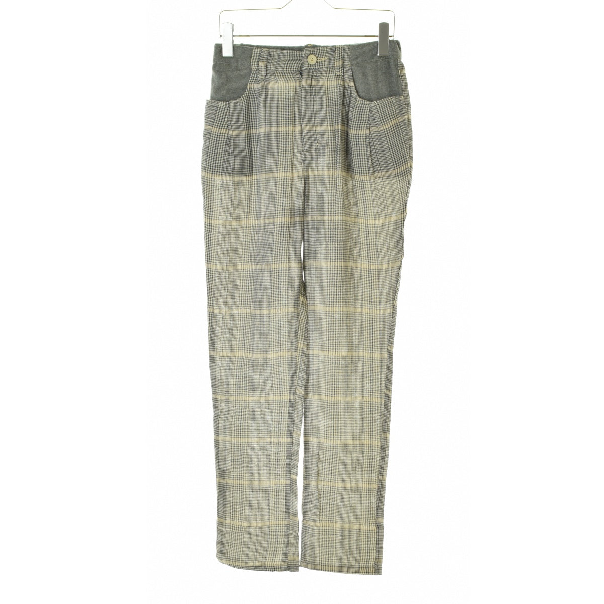 Lucruca 22SS 12127405 Sensounico indigo Wガーゼcheck