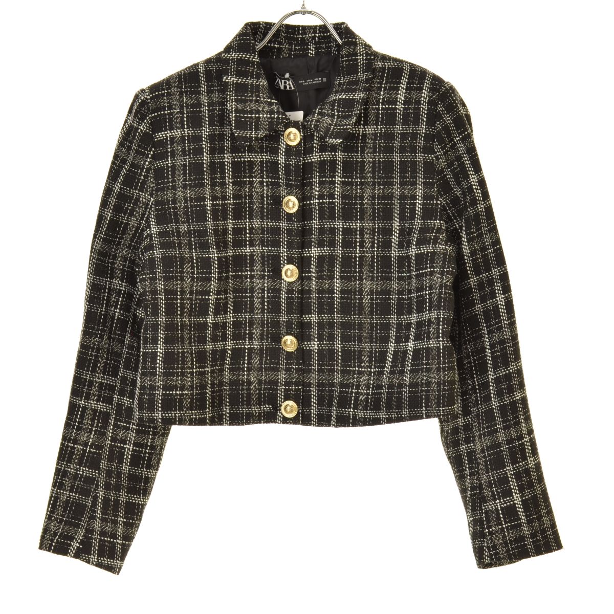 ZARA 4387/338/093 Tweed Shorts Jacket ツイードショート