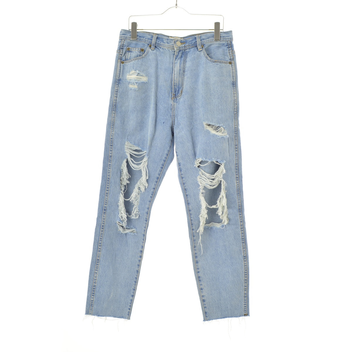 ZIGGY DENIM HIGH RELAXED TAPER ダメージ加工