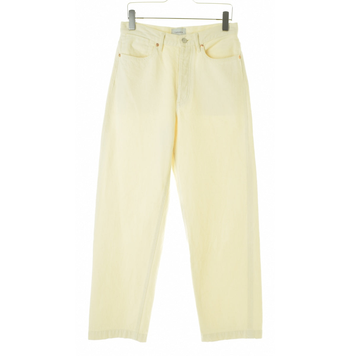 TANAKA DAD JEAN TROUSERS ST-2(F) WASHED RAW WHITE