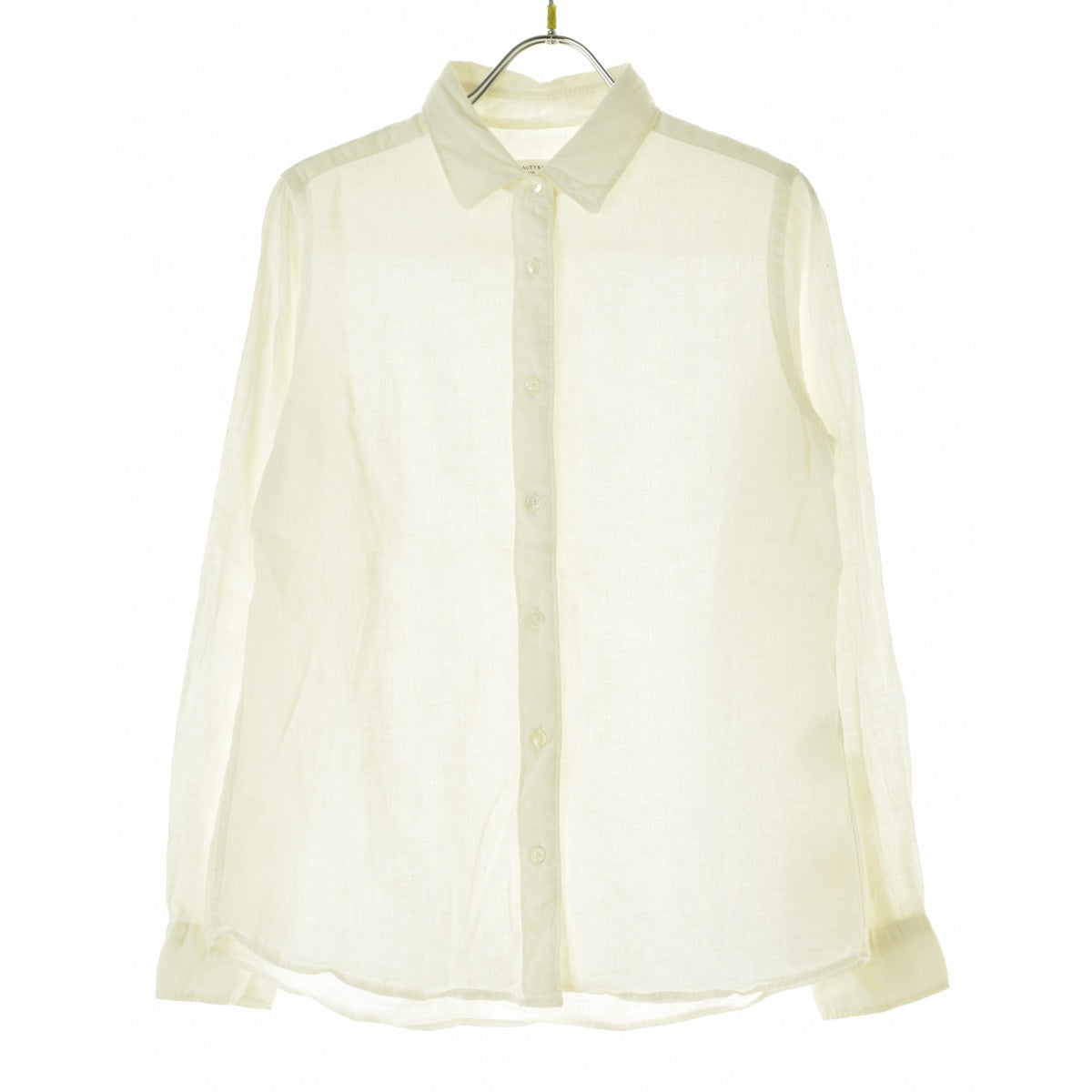 UNITED ARROWS BEAUTY & YOUTH 1611-149-1959 コットンリネンレギュラーカラー
