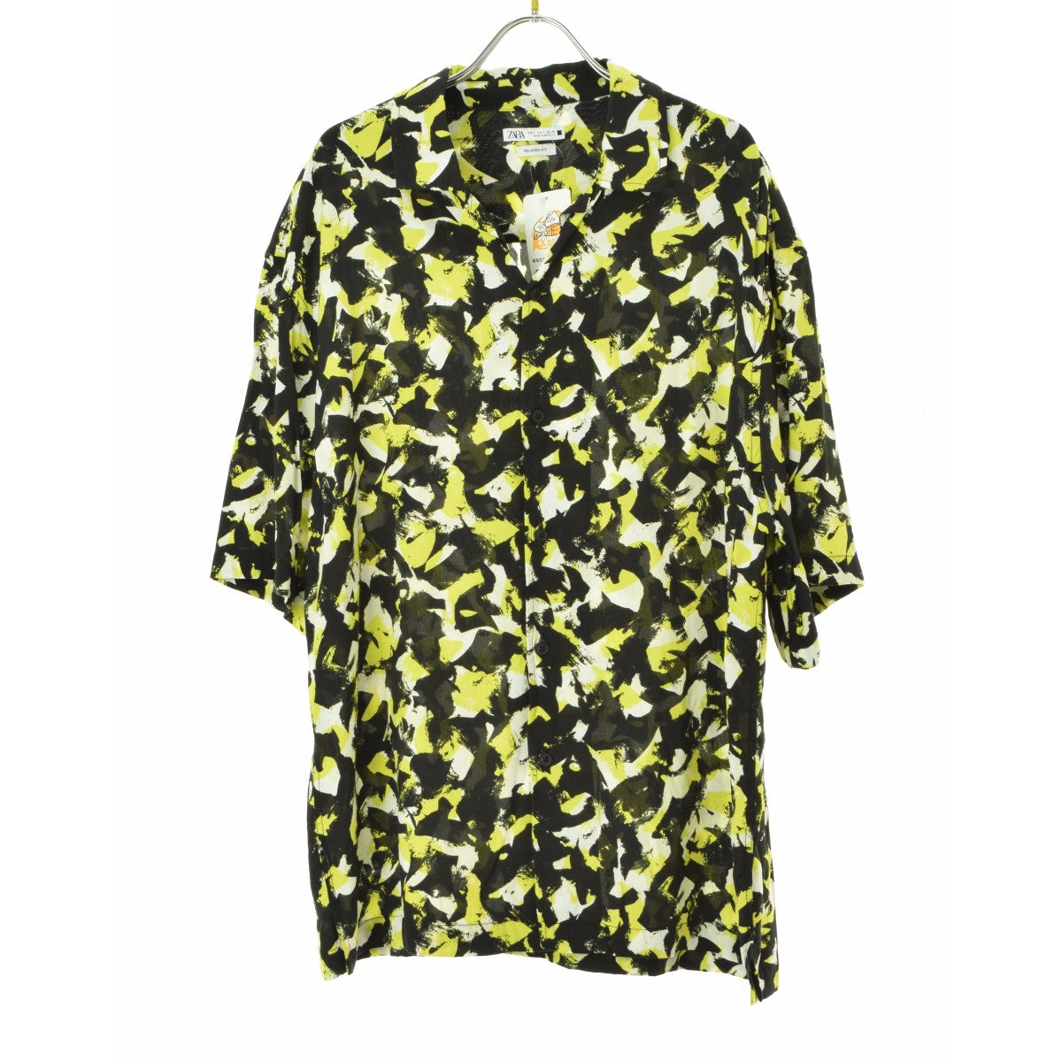 ZARA RELAXED FIT 総柄オープンカラー
