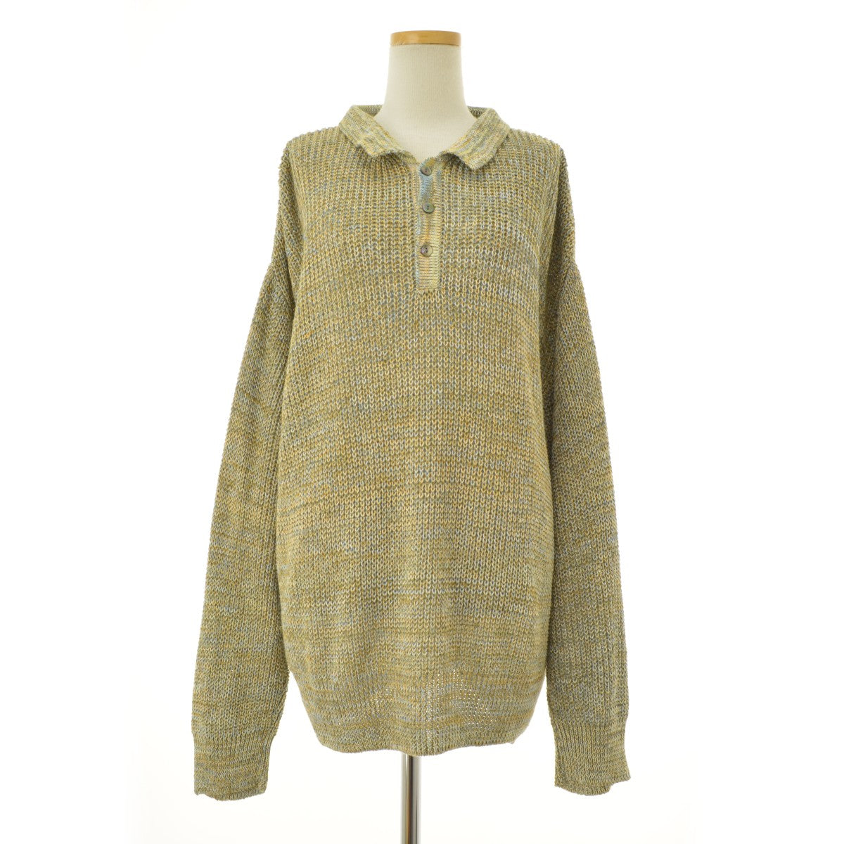 little $uzie ls21292K Linen Cotton Mix Color Polo リネンコットン ミックス ポロ