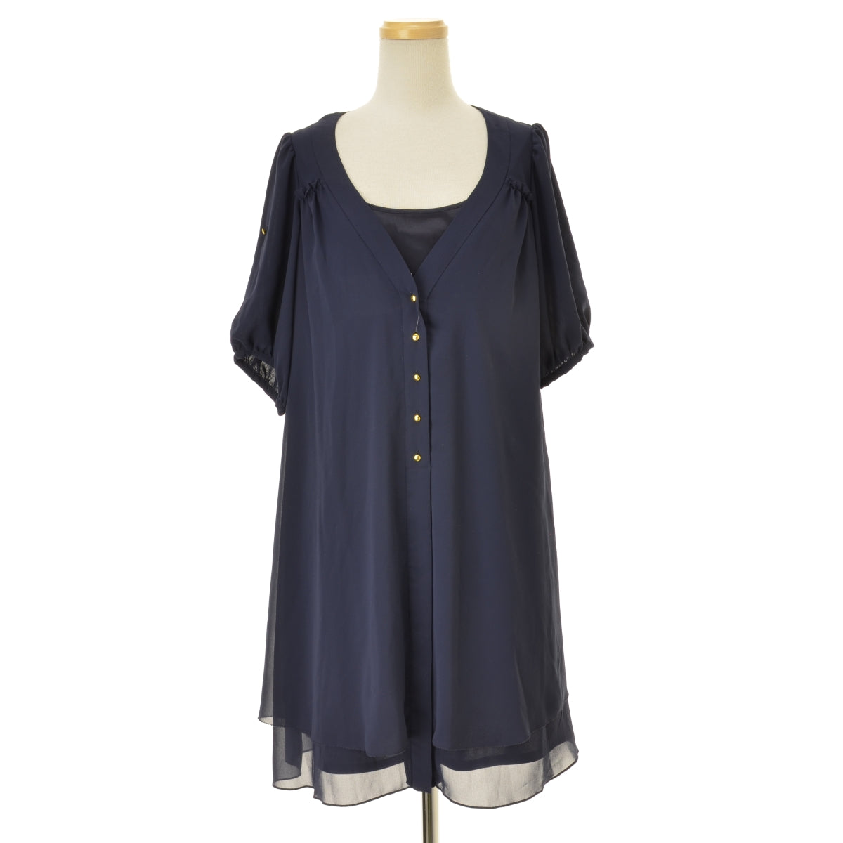 Fonce 3111090004 シフォンフリル
