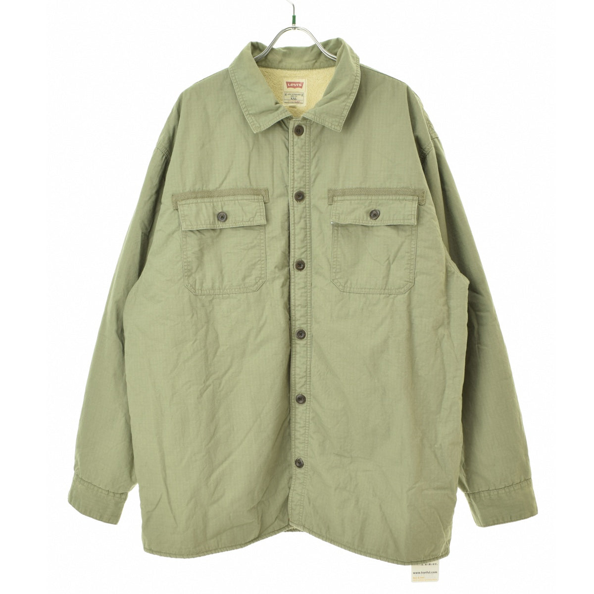 LEVIS ボアライニング リップストップシャツ