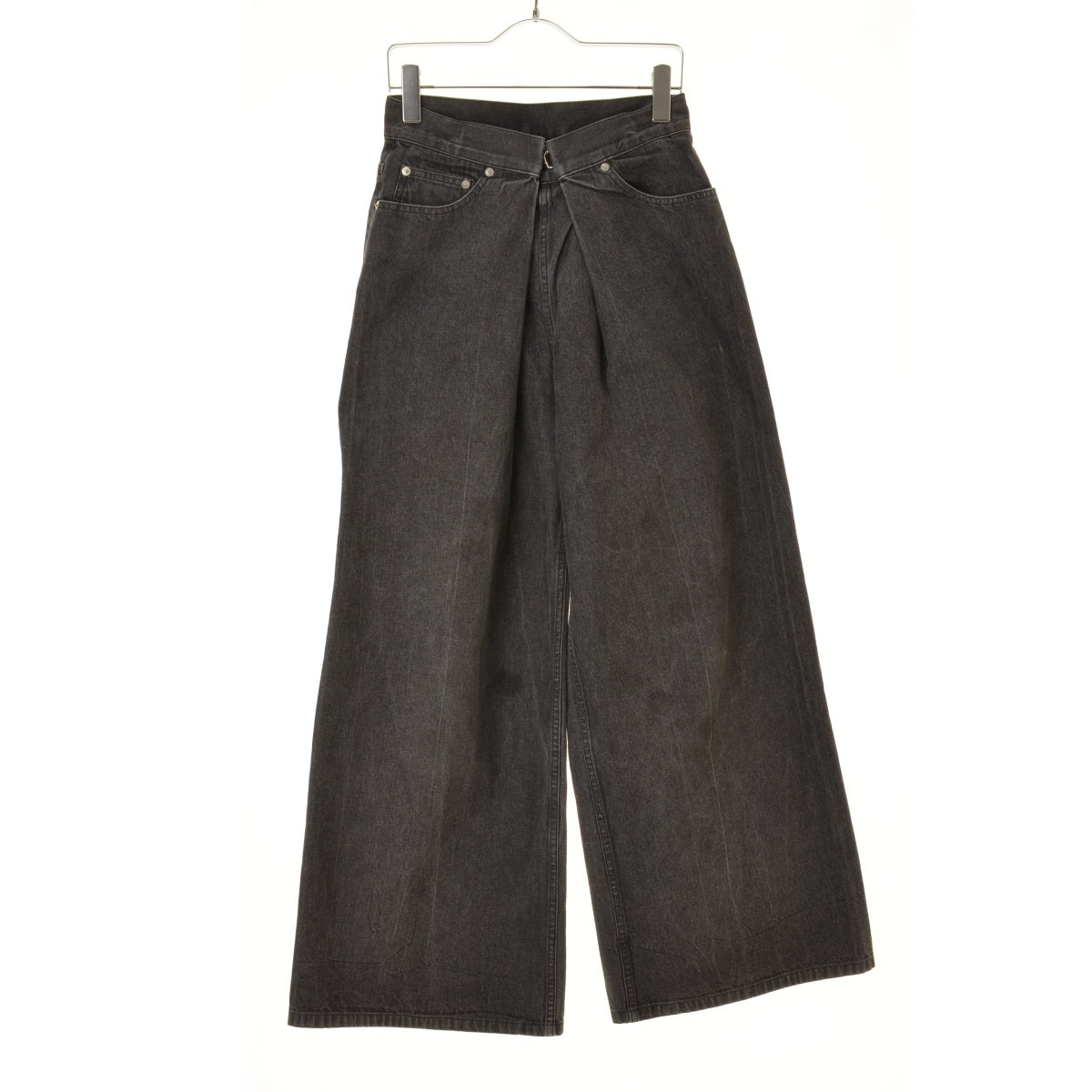 JOHN LAWRENCE SULLIVAN JLSW-01-S WOMENS RIGID DENIM WIDE PANTS ワイド