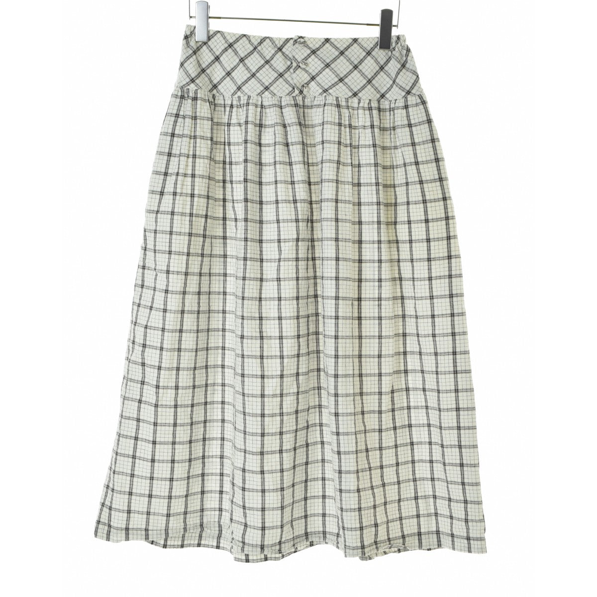 UNIQLO リネンコットンギャザーマキシ