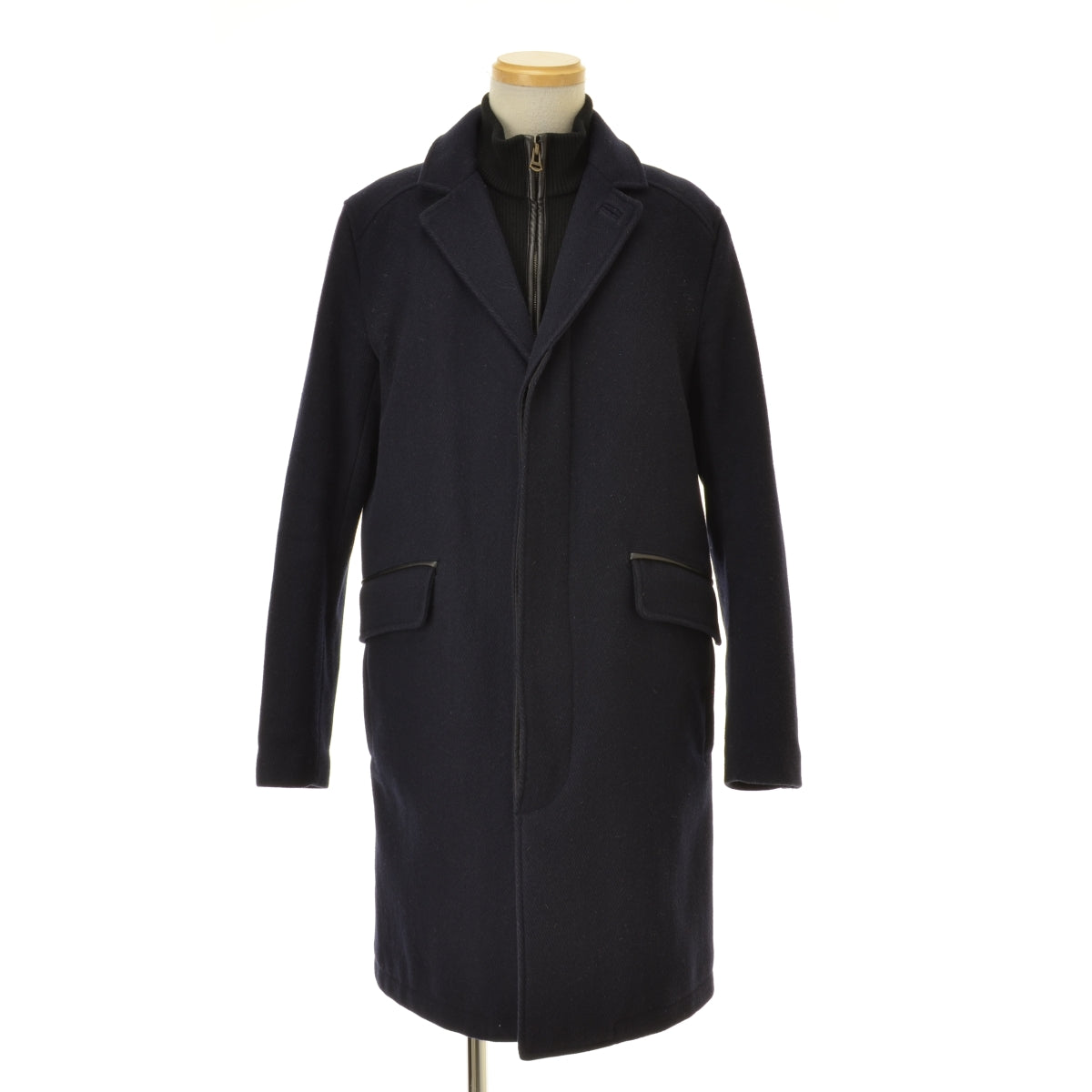 COLE HAAN T40127 ウール ツイル クラシック トッパー レイヤード風
