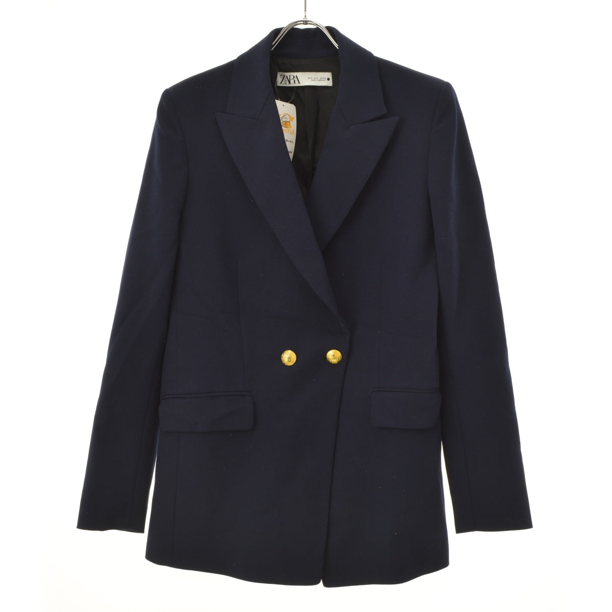 ZARA ダブル ピークドラペル