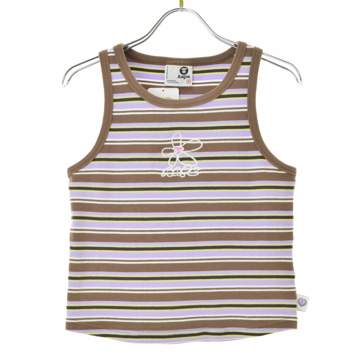 AAPE AAPTKW1707XXO LOGO STRIPE マルチボーダー