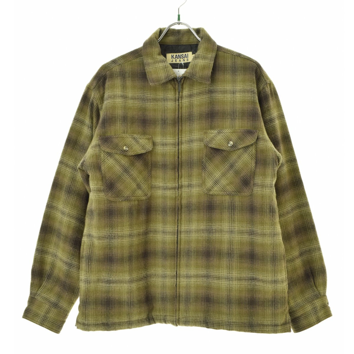 KANSAI JEANS チェック中綿シャツ