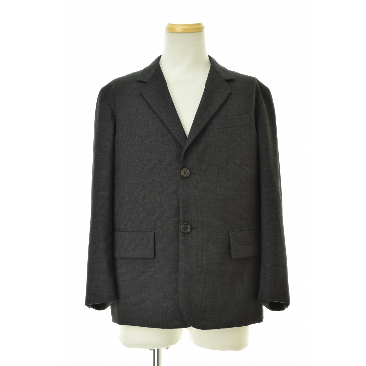 MARGARET HOWELL 579-2120012 FOX BROTHER グレンチェック 2ボタン