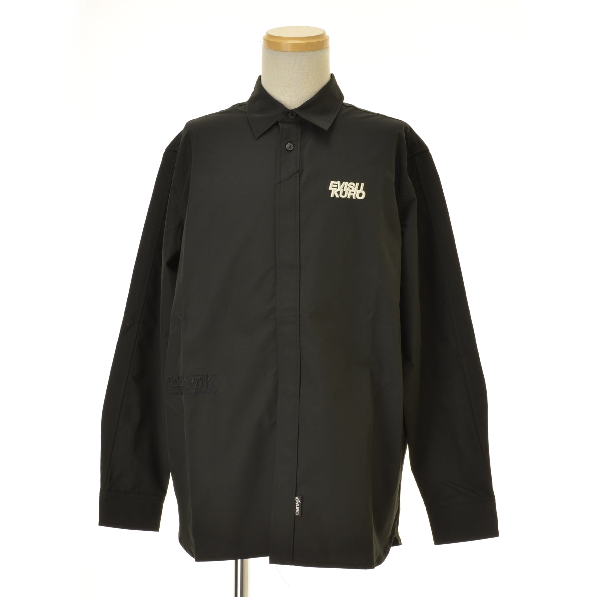 EVISU KURO 25AW 2ESGNM5SJ5028RXSN SHIRT JACKET エンボスロゴ リラックスフィット シャツ