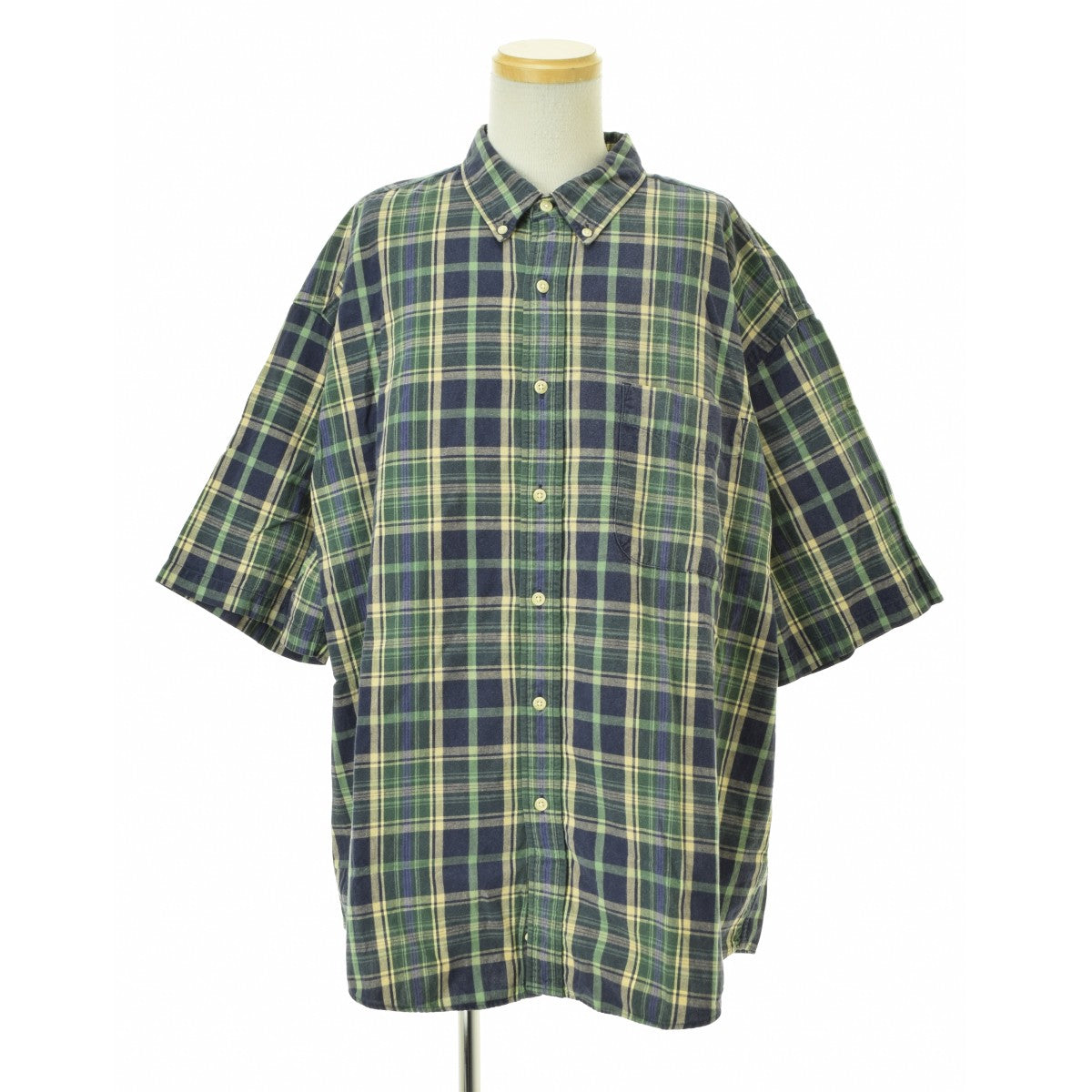 EDDIE BAUER チェック ボタンダウン