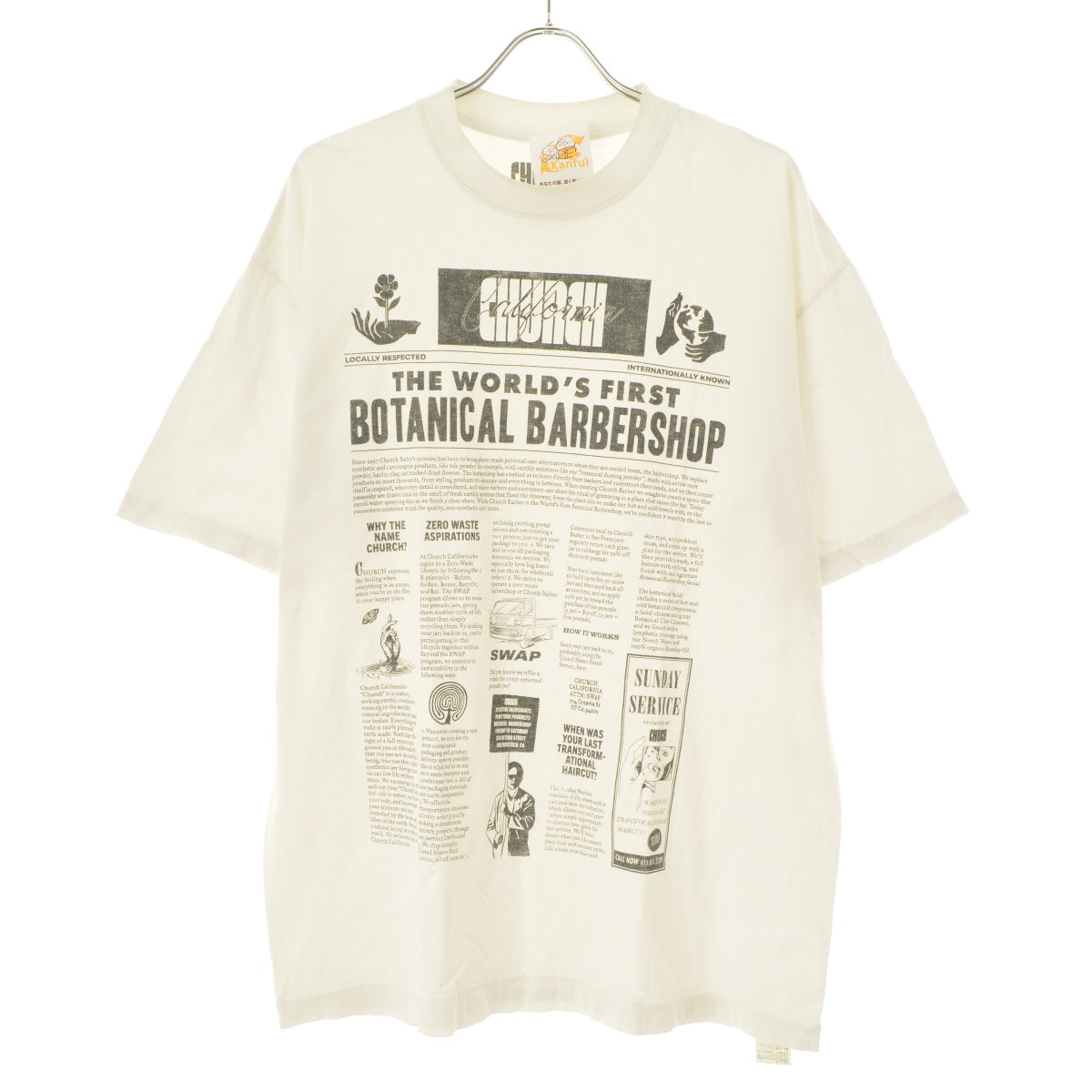 CHURCH BARBAR BOTANICAL BARBERSHOP TEE