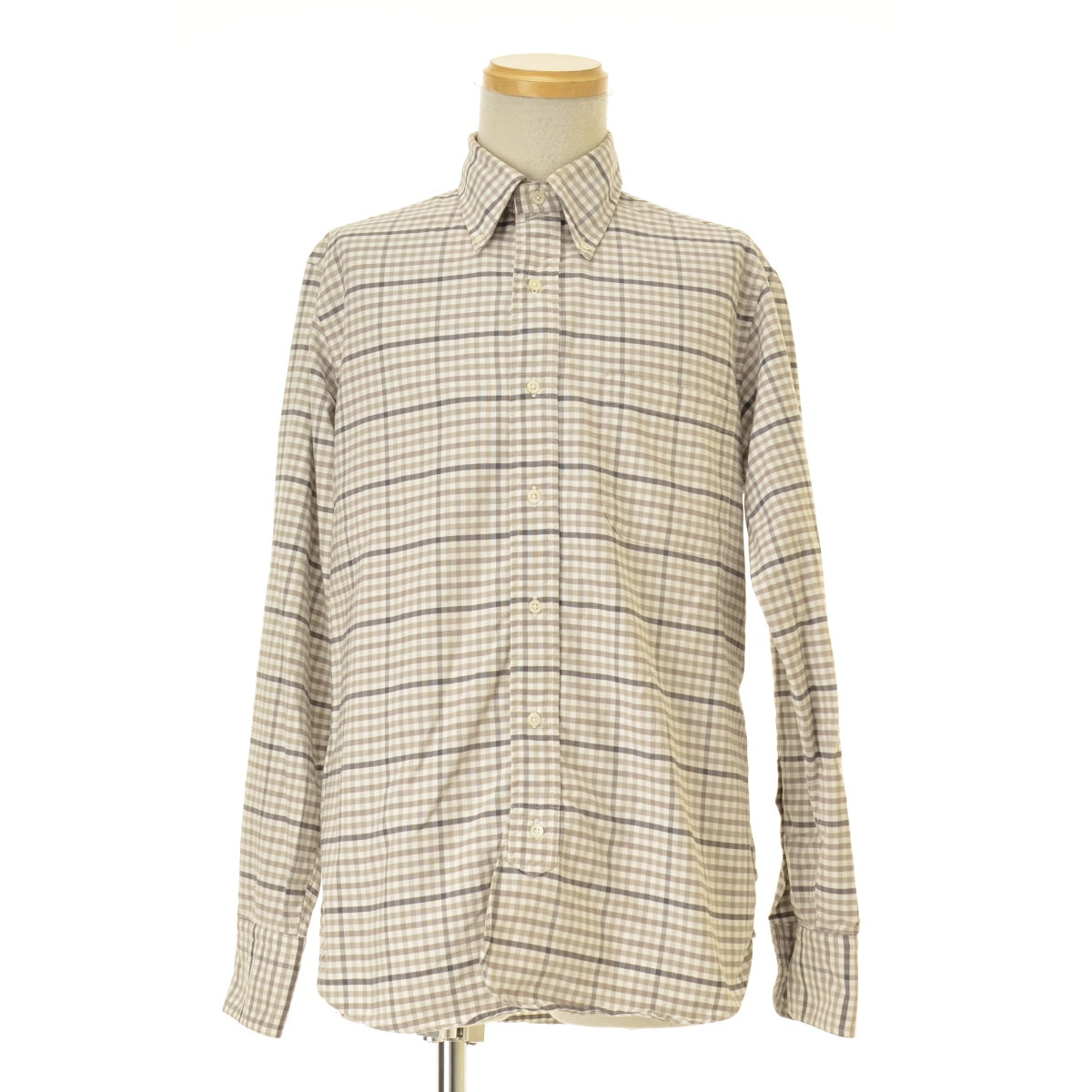 BLACK FLEECE by Brooks Brothers オックスフォードチェック ボタンダウン