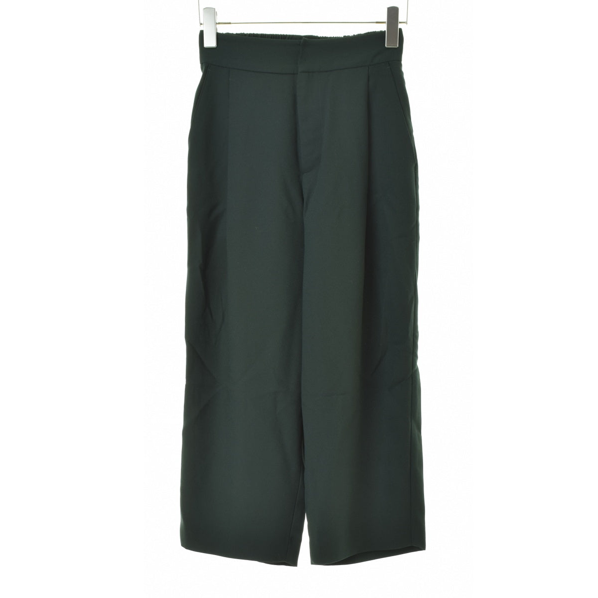 UNITED ARROWS BEAUTY & YOUTH ジョーゼットタックワイドテーパード8分丈パンツ