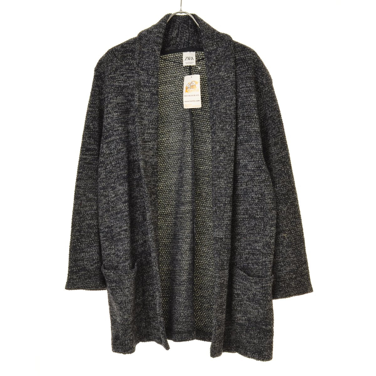 ZARA ショールカラーニット